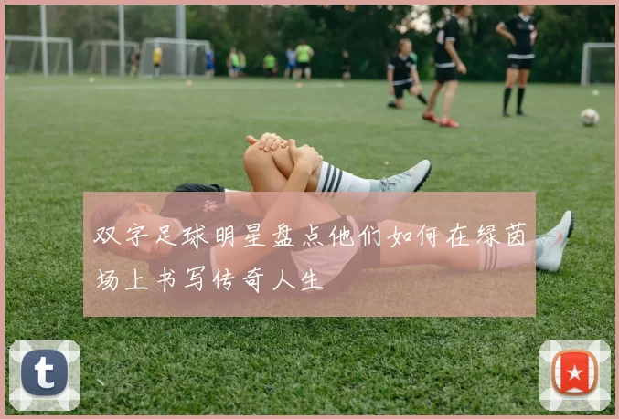 双字足球明星盘点他们如何在绿茵场上书写传奇人生